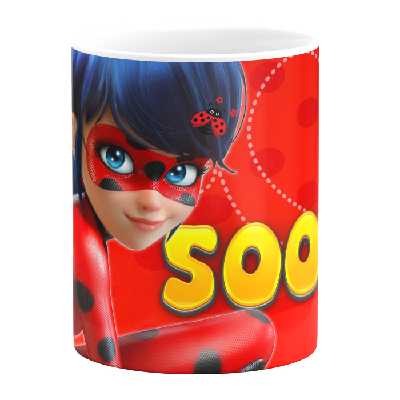 ماگ طرح دختر کفشدوزکی مدل سوده