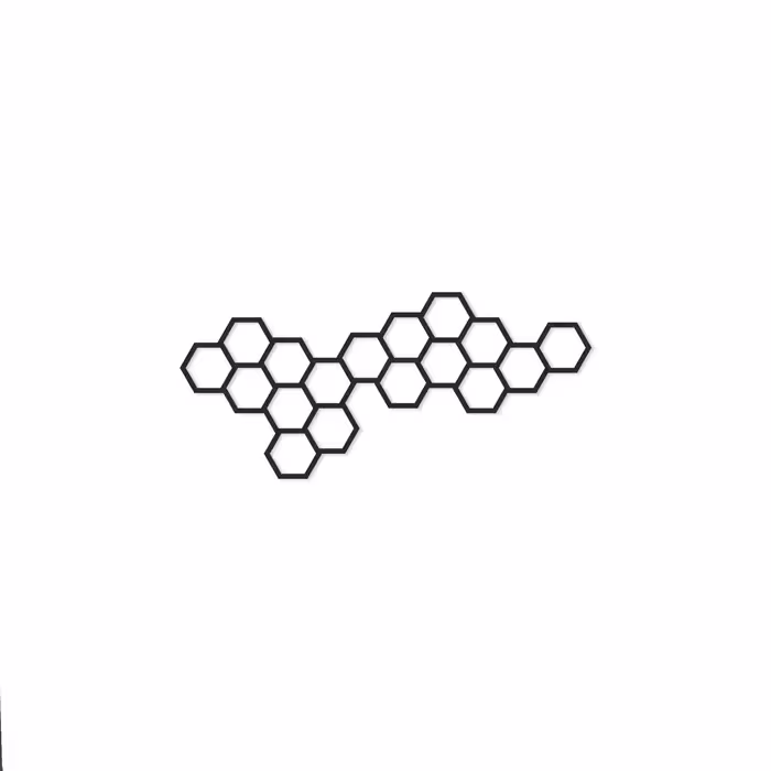 دیوارکوب طرح شش ضلعی مدل ge-b01