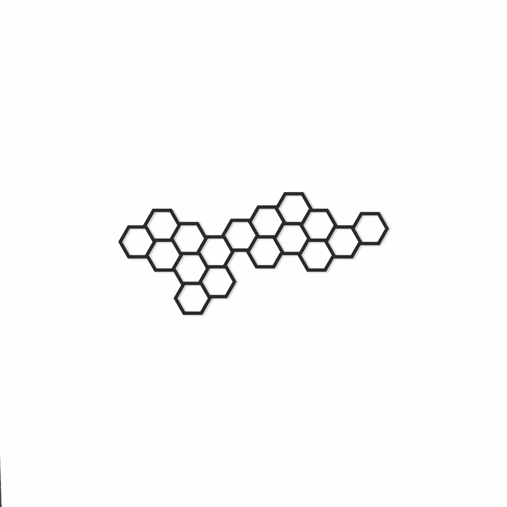 دیوارکوب طرح شش ضلعی مدل ge-b01