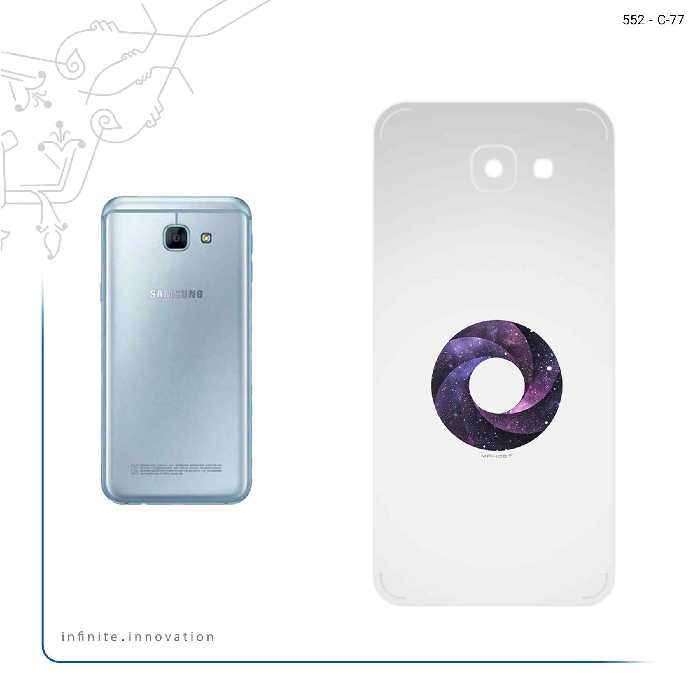 برچسب پوششی ماهوت مدل Minimal Universe Lens مناسب برای گوشی موبایل سامسونگ Galaxy A8 2016