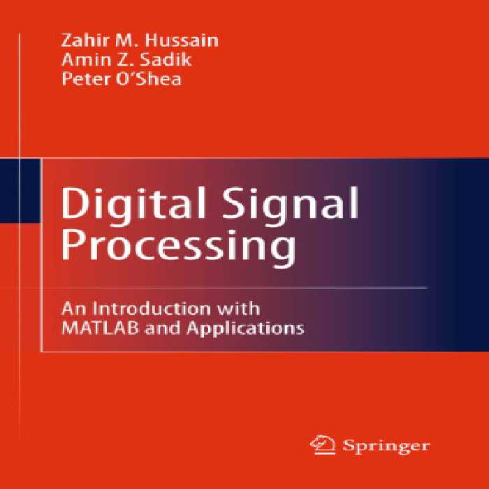خرید و دانلود نسخه کامل کتاب Digital Signal Processing: An Introduction with MATLAB and Applications