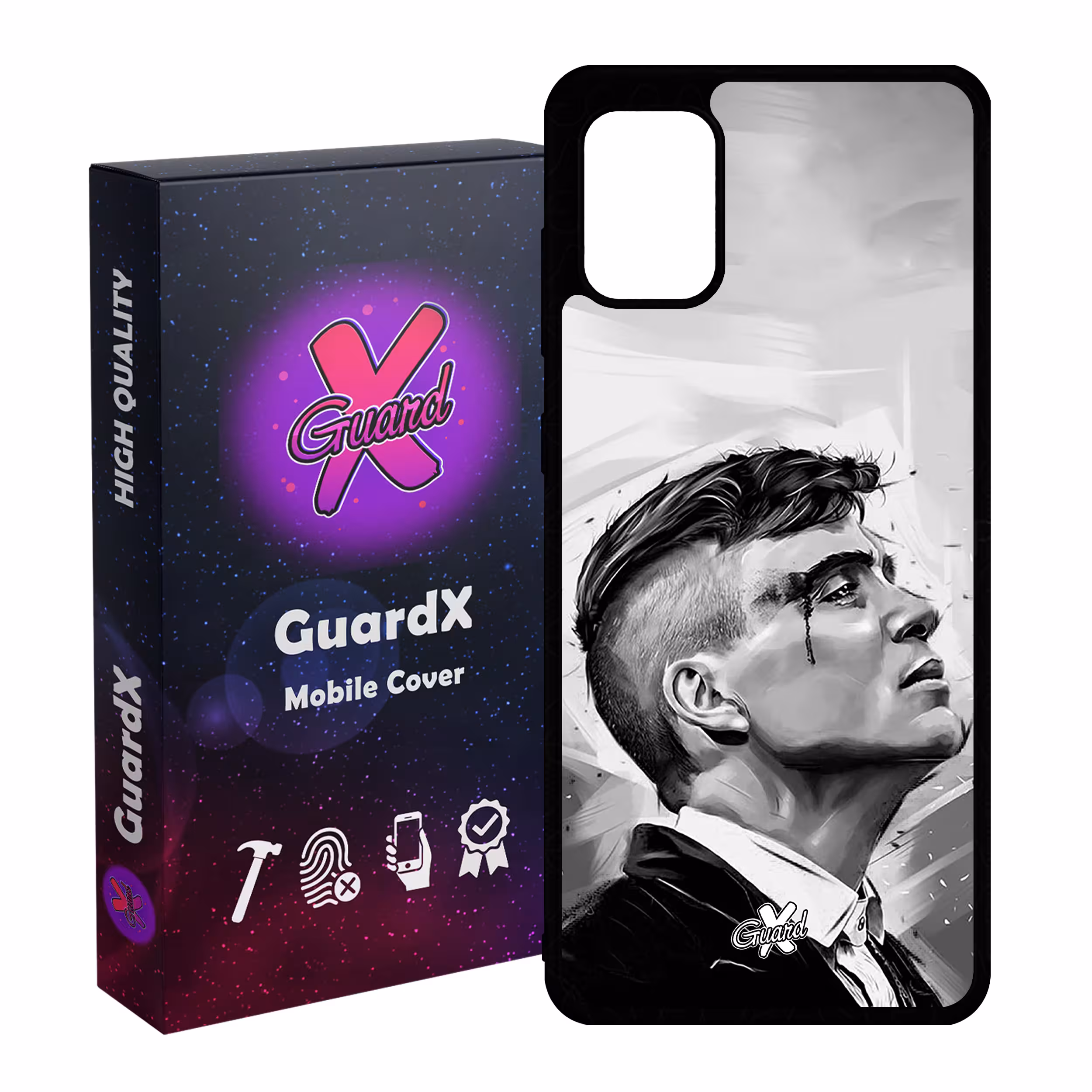 کاور گارد ایکس طرح Peaky Blinders مدل Glass10132 مناسب برای گوشی موبایل سامسونگ Galaxy A31