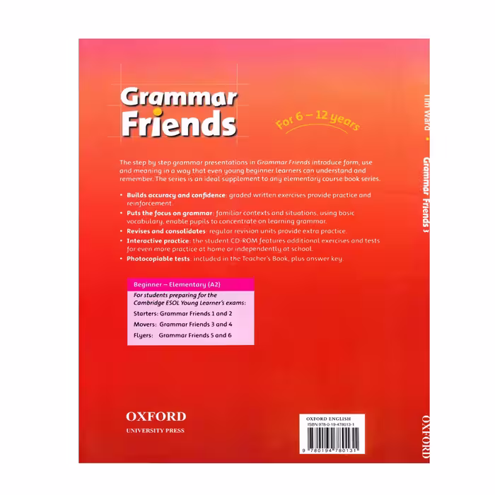 کتاب Grammar Friends 2 اثر Tim Ward انتشارات الوند پویان
