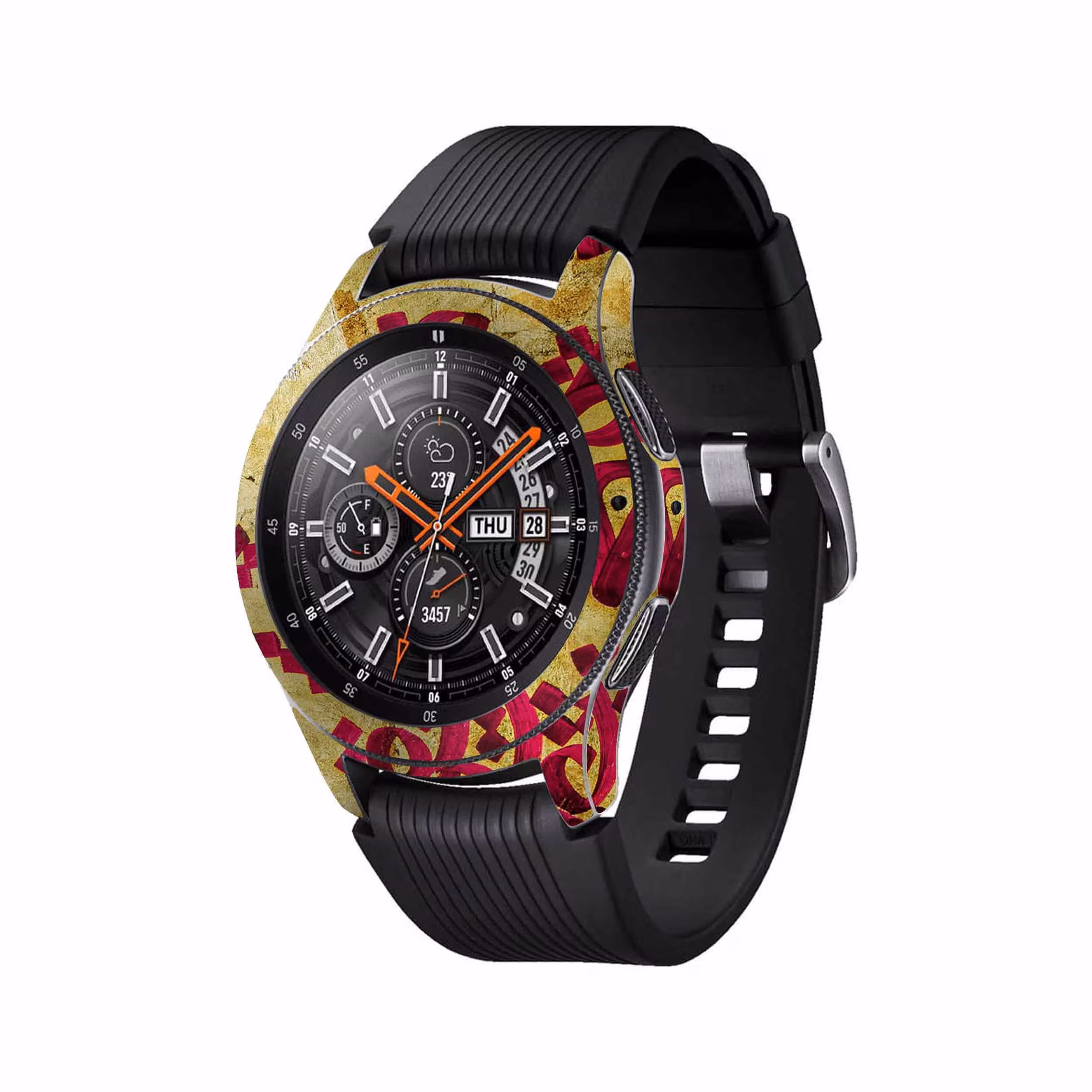 برچسب ماهوت طرح Nastaliq-5 مناسب برای ساعت هوشمند سامسونگ Galaxy Watch 46mm