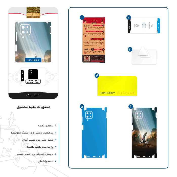 برچسب پوششی ماهوت مدل Dark Souls Game Series-FullSkin مناسب برای گوشی موبایل سامسونگ Galaxy A12 Nacho