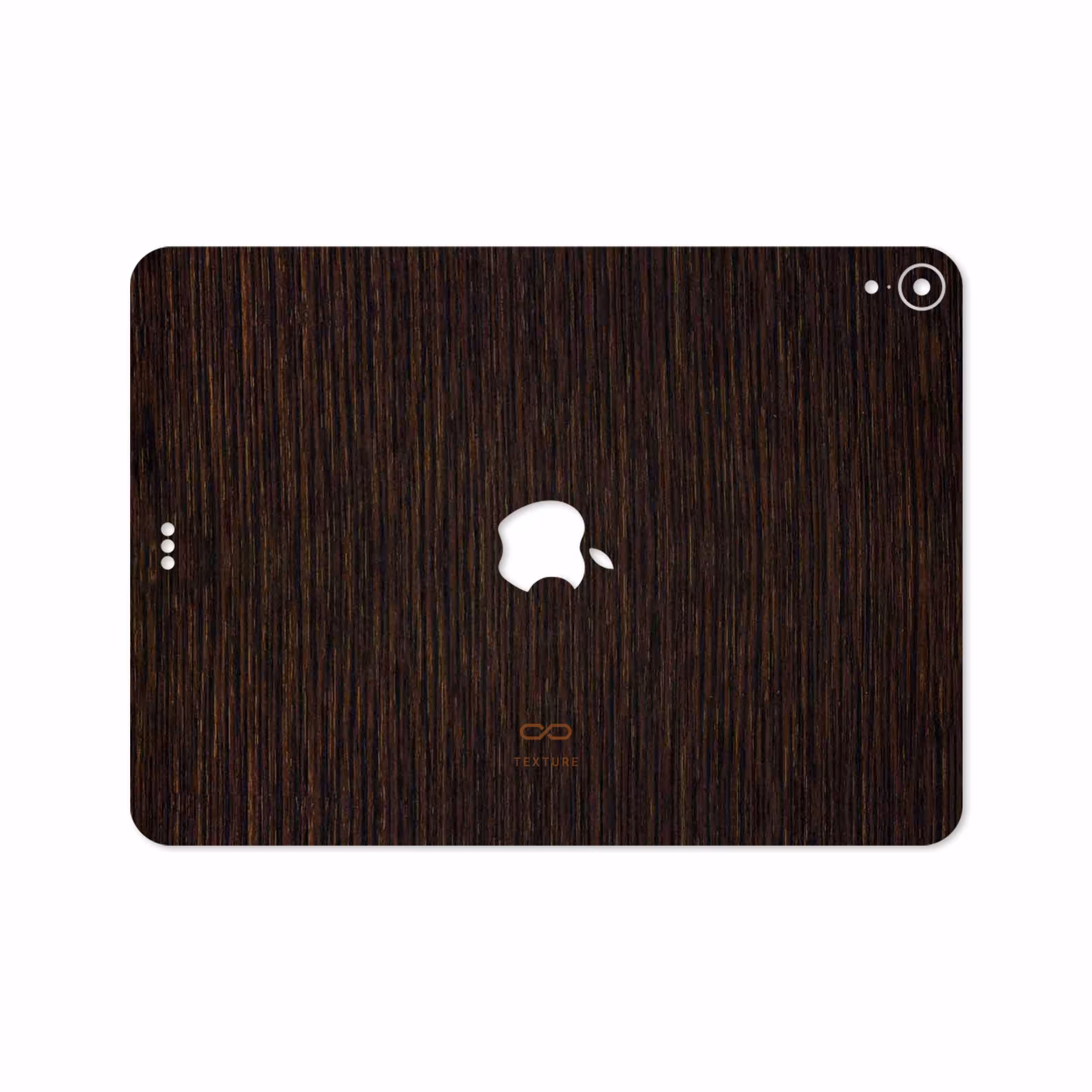 برچسب پوششی ماهوت مدل Dark-Gold-Stripes-Wood مناسب برای تبلت اپل iPad Pro 11 2018 A2013
