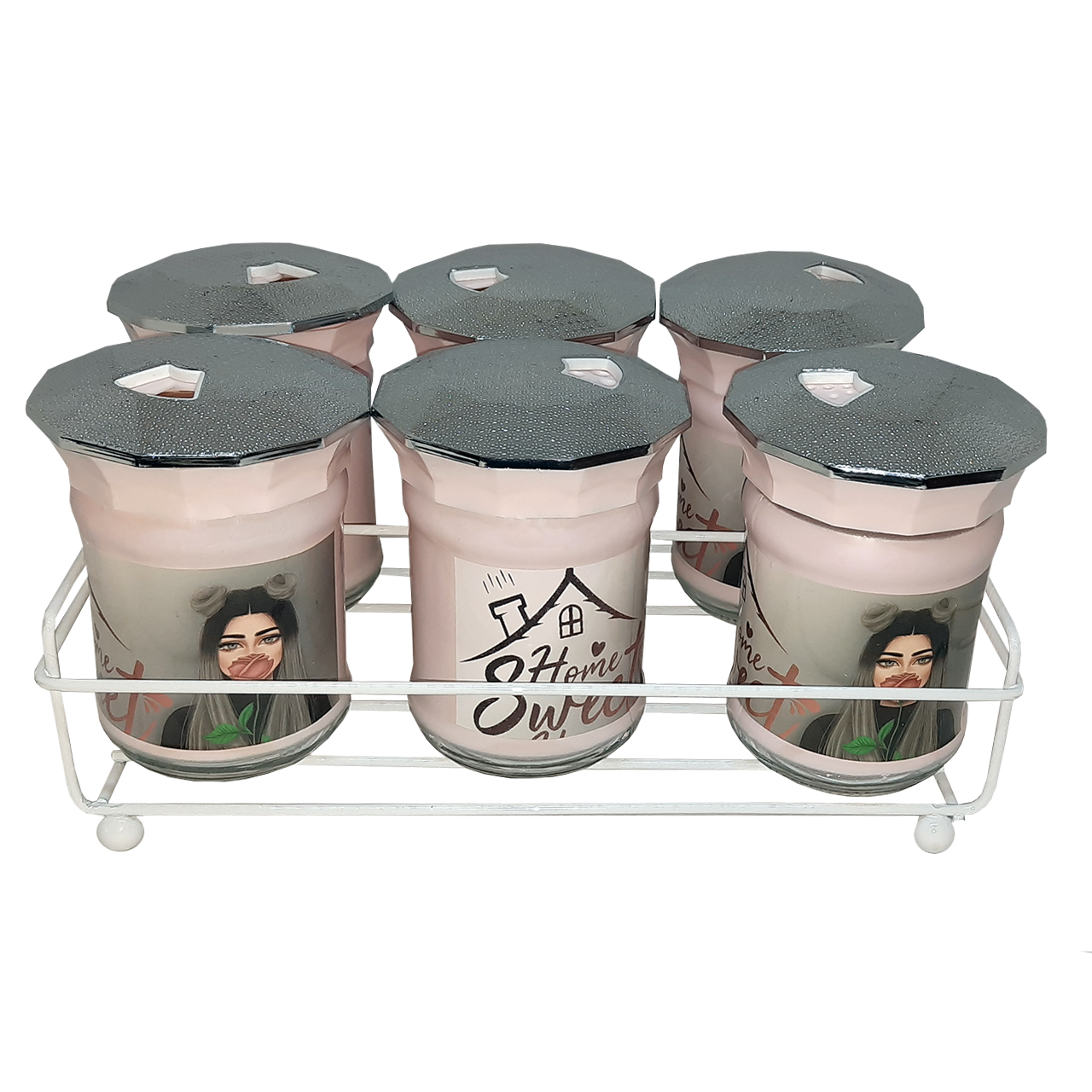  ست جا ادویه 6 پارچه مدل FU-12