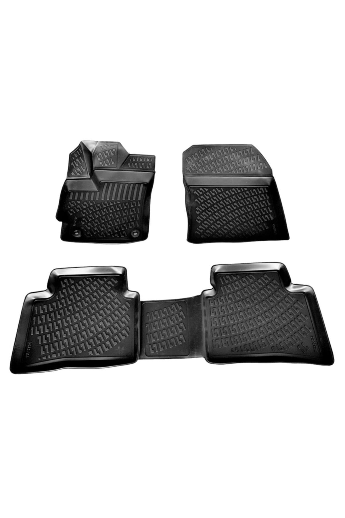 بادگیر خودرو مشکی TOYOTA COROLLA 3D MAT POOL SEDAN 2019 مجموعه 4 قطعه سیاه caraks