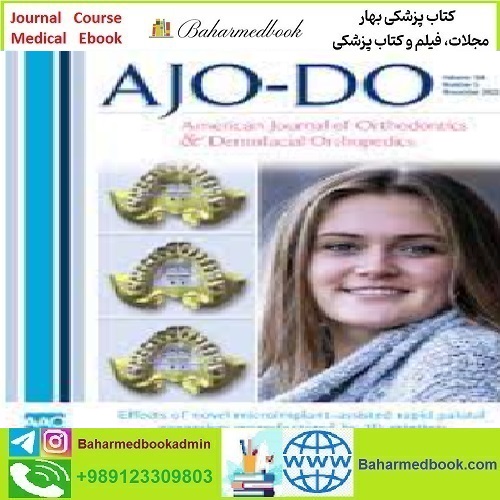 American Journal of Orthodontics and Dentofacial Orthopedics Vo