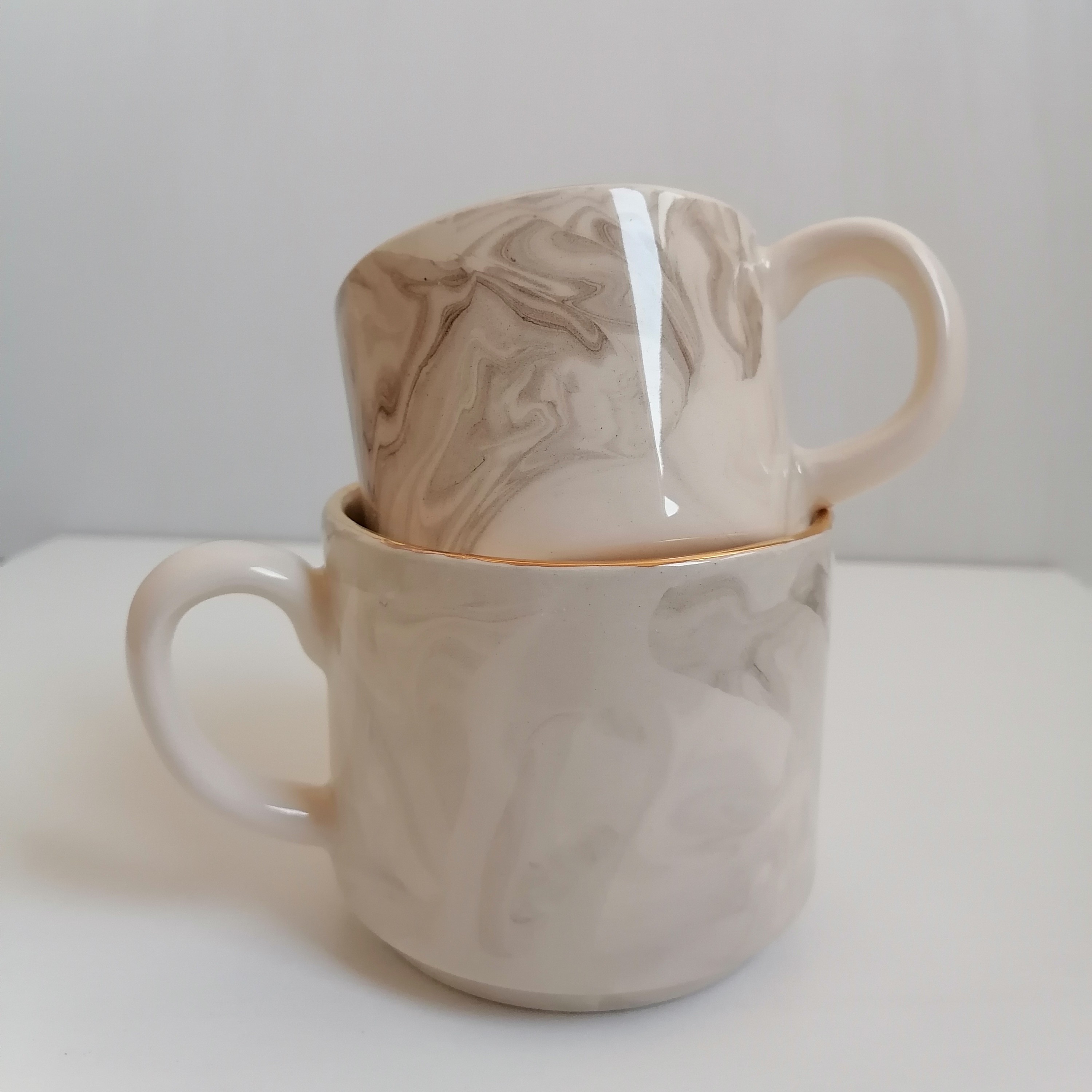 ست دو نفره ماگ طرح ماربل