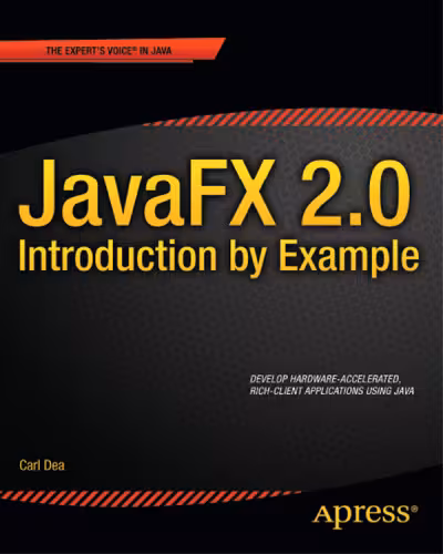 خرید و دانلود نسخه کامل کتاب JavaFX 2.0: Introduction by Example