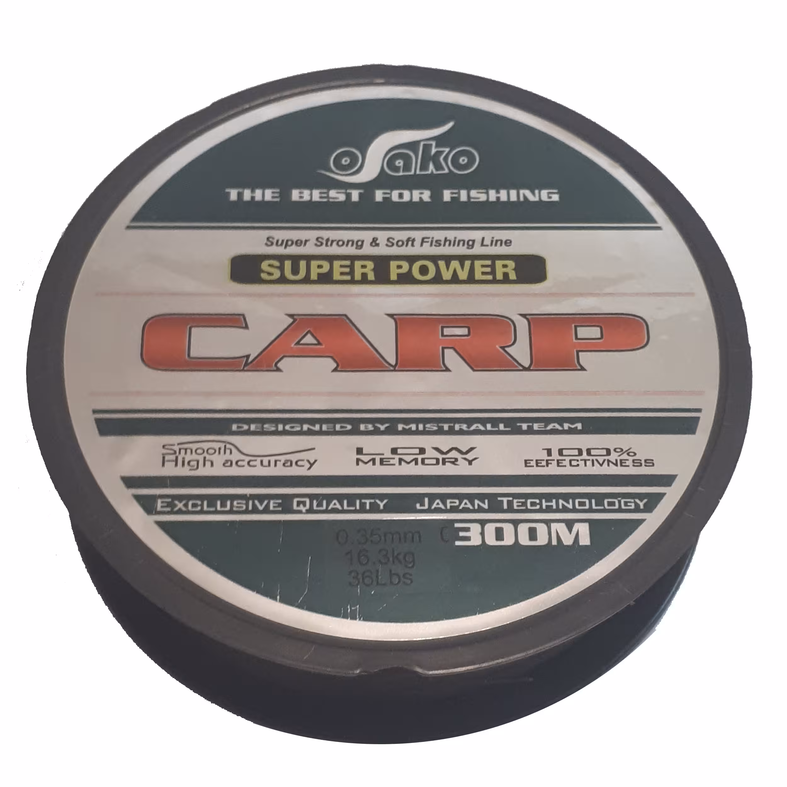 نخ ماهیگیری اوساکو مدل super power carp سایز 0.35 میلی متر