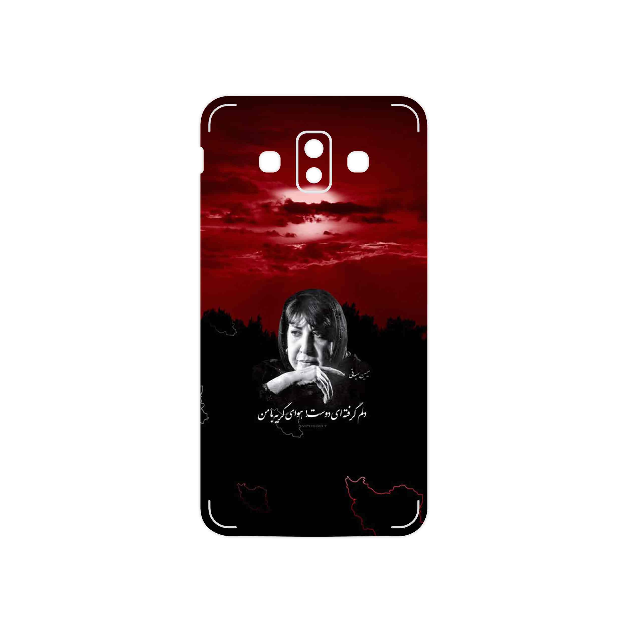 برچسب پوششی ماهوت مدل Simin Behbehani مناسب برای گوشی موبایل سامسونگ Galaxy J7 Duo