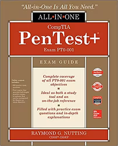 خرید و دانلود نسخه کامل کتاب CompTIA PenTest  Certification All-in-One Exam Guide (Exam PT0-001) -   pdf