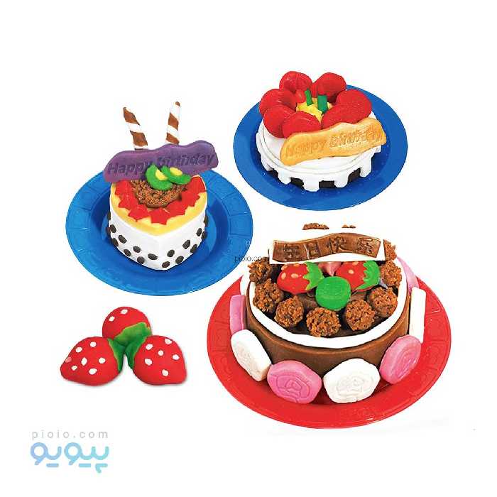 ست خمیر بازی مدل کیک پزی آیتم 8104-C تک و عمده