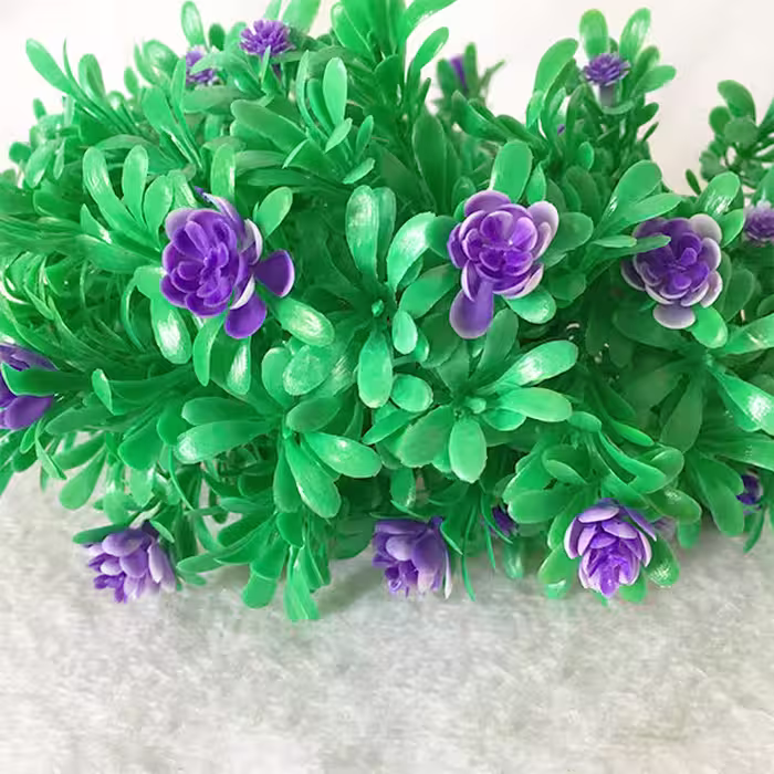 گل مصنوعی مدل بونسای گل بنفش کد 581