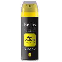 اسپری بدن مردانه برجیس مدل lacoste challenge حجم 200 میلی لیتر