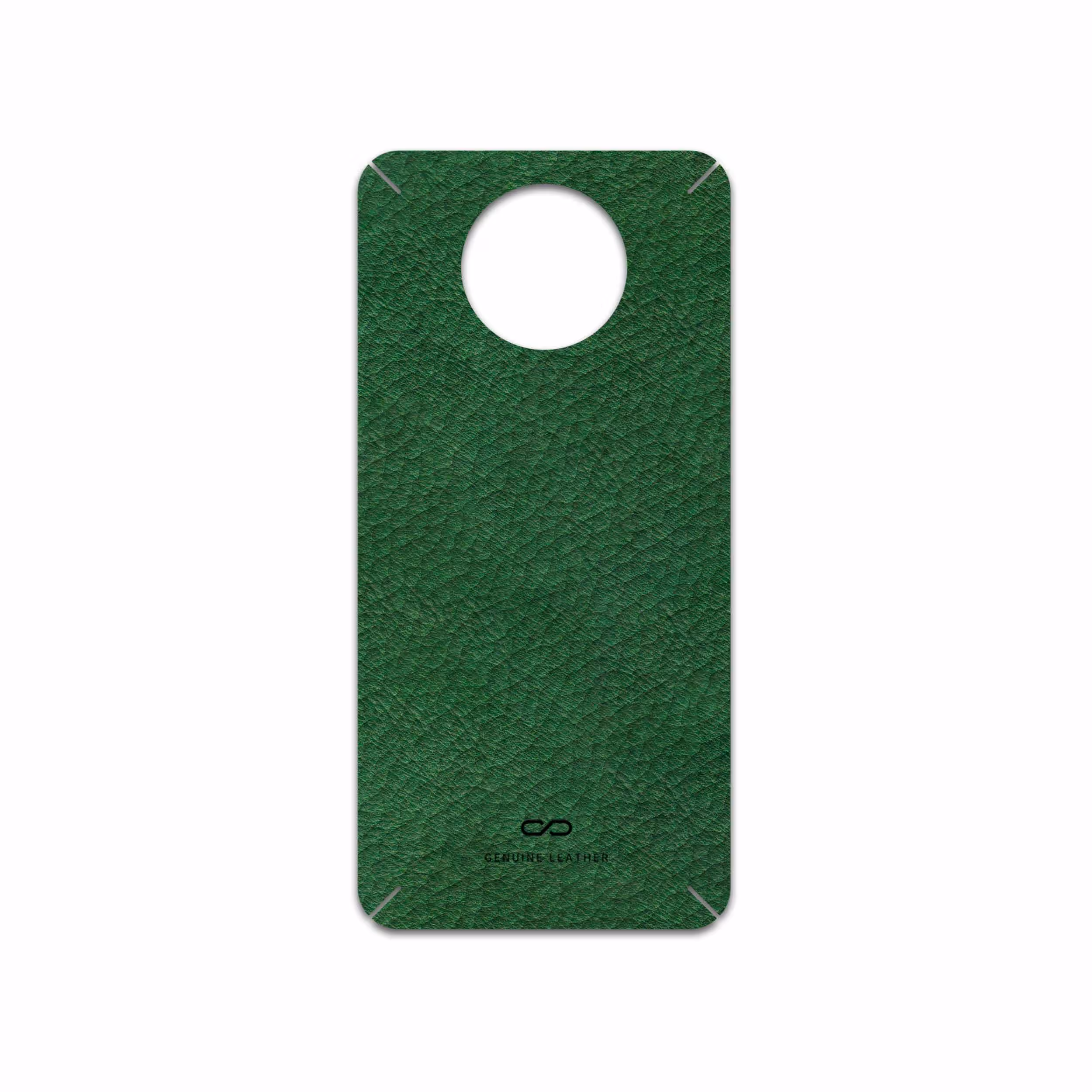 برچسب پوششی ماهوت مدل Green-Leather مناسب برای گوشی موبایل شیائومی Redmi Note 9T