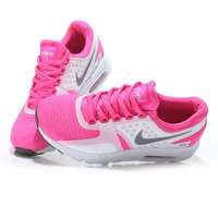 کفش کتانی رانینگ نایک ایرمکس سفید صورتی Nike Airmax