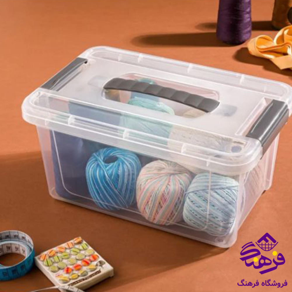 باکس لیمون مستطیل 5لیتر دسته دار