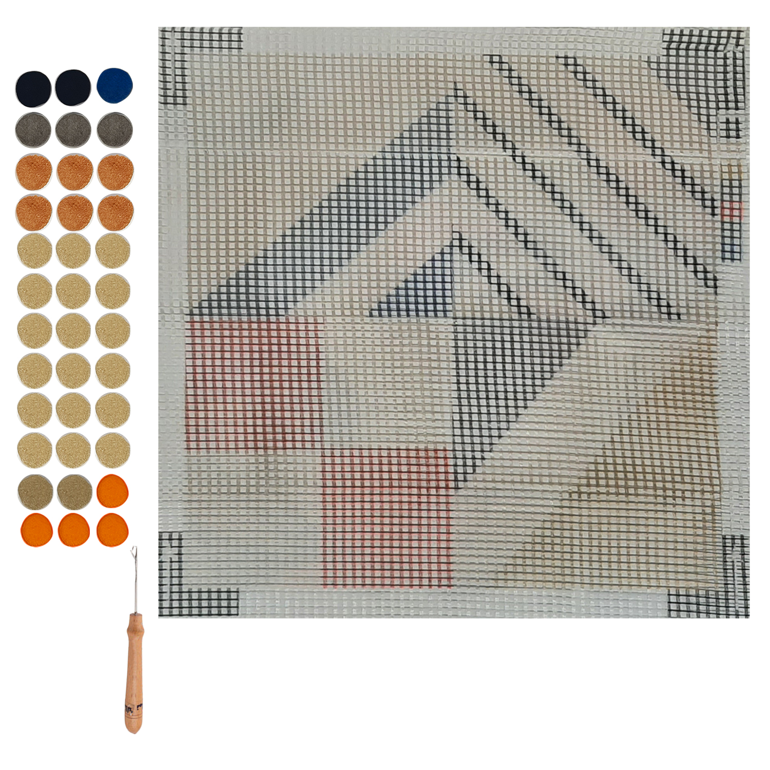 بسته فرشینه بافی مدل 4006 مجموعه 38 عددی