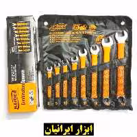 ست 8 عددی آچار یک سر تخت رایدر