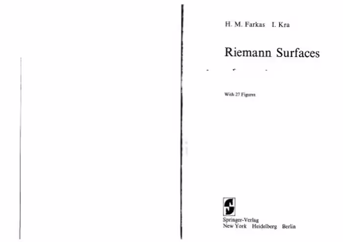 خرید و دانلود نسخه کامل کتاب Riemann Surfaces