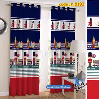 پرده پانچ کودکانه طرح انگلیسی کد p-8192