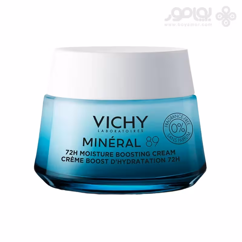 کرم مرطوب کننده 72 ساعته ویشی مدل MINERAL 89 مناسب پوست نرمال