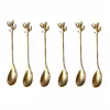 قاشق چای خوری مدل برگ کد 00601 مجموعه 6 عددی