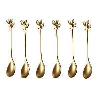 قاشق چای خوری مدل برگ کد 00601 مجموعه 6 عددی