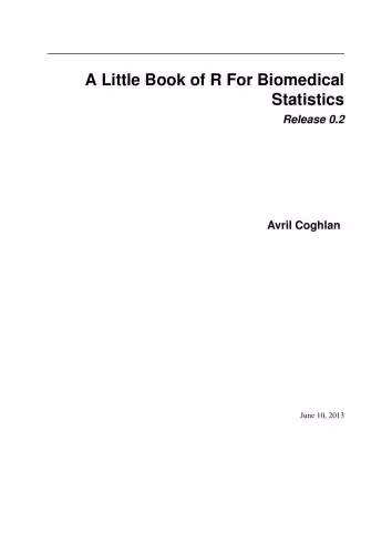 خرید و دانلود نسخه کامل کتاب A Little Book of R for Biomedical Statistics