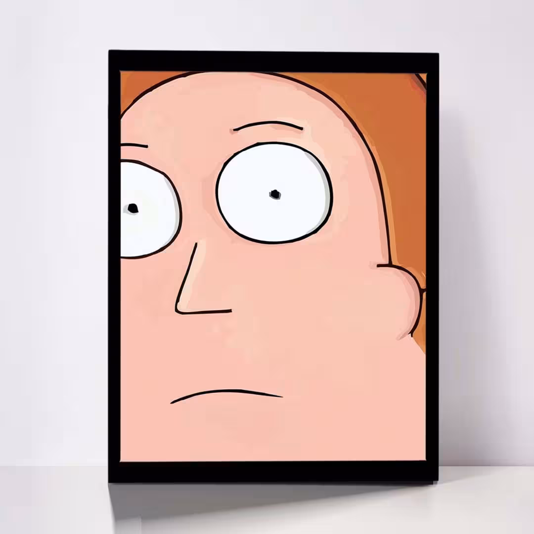 تابلو مدل Rick &amp; Morty کد F-1045