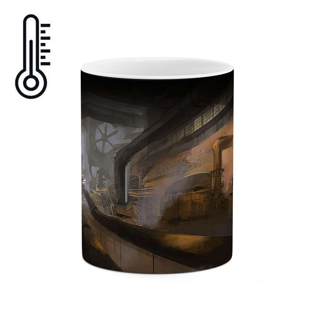 ماگ حرارتی کاکتی طرح نقاشی مدل mgh13945