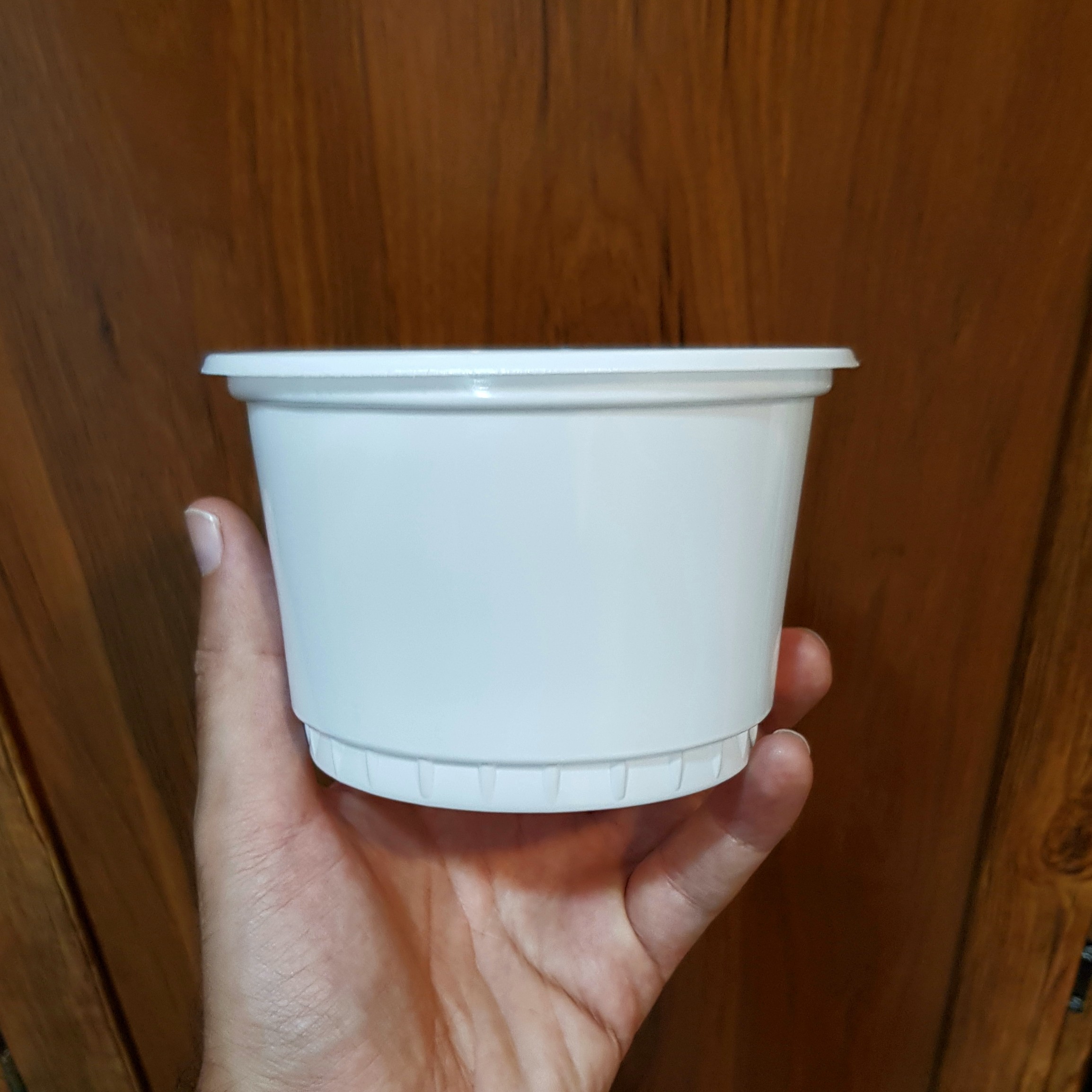 ظرف آش یکبارمصرف احدی 650 گرمی ، ظرف یکبار مصرف(آش ، ماست) 650 گرمی  همراه با درب