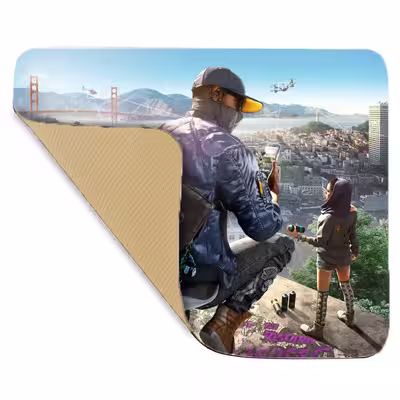 ماوس پد مدل L11 طرح بازی Watch Dogs 2