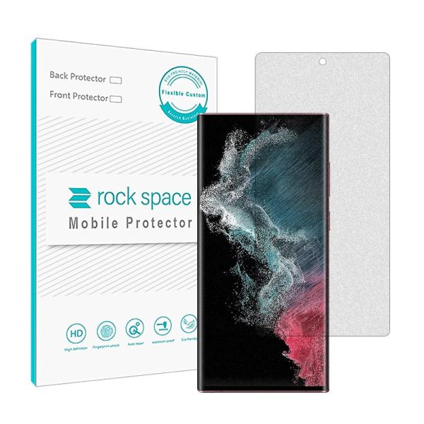 گلس Galaxy S22 Ultra 5G مدل نانو هیدروژل گیمینگ برند راک اسپیس کد S