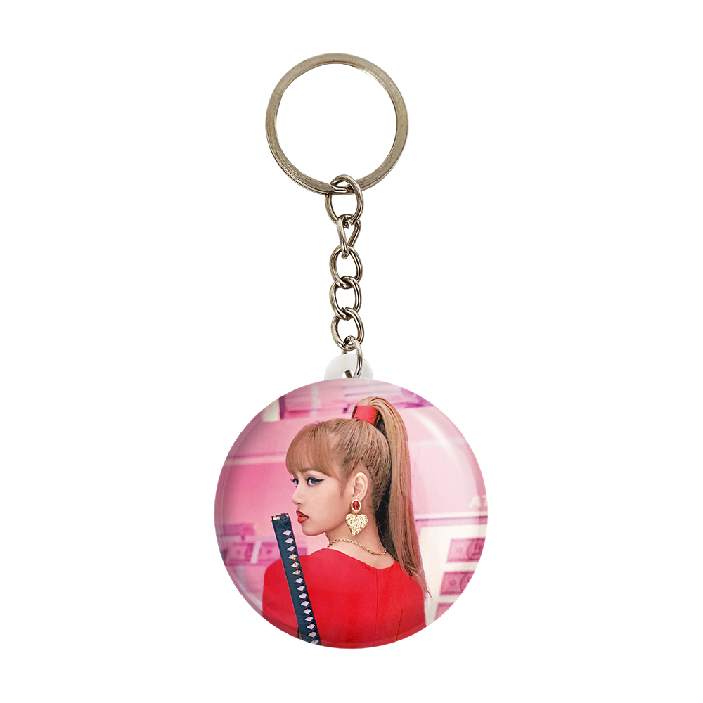 جاکلیدی خندالو مدل لیسا بلک پینک کد 14231