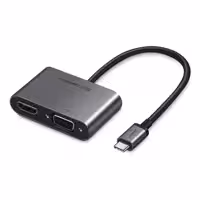 مبدل usb-C به VGA/HDMI یوگرین مدل CM162-50505