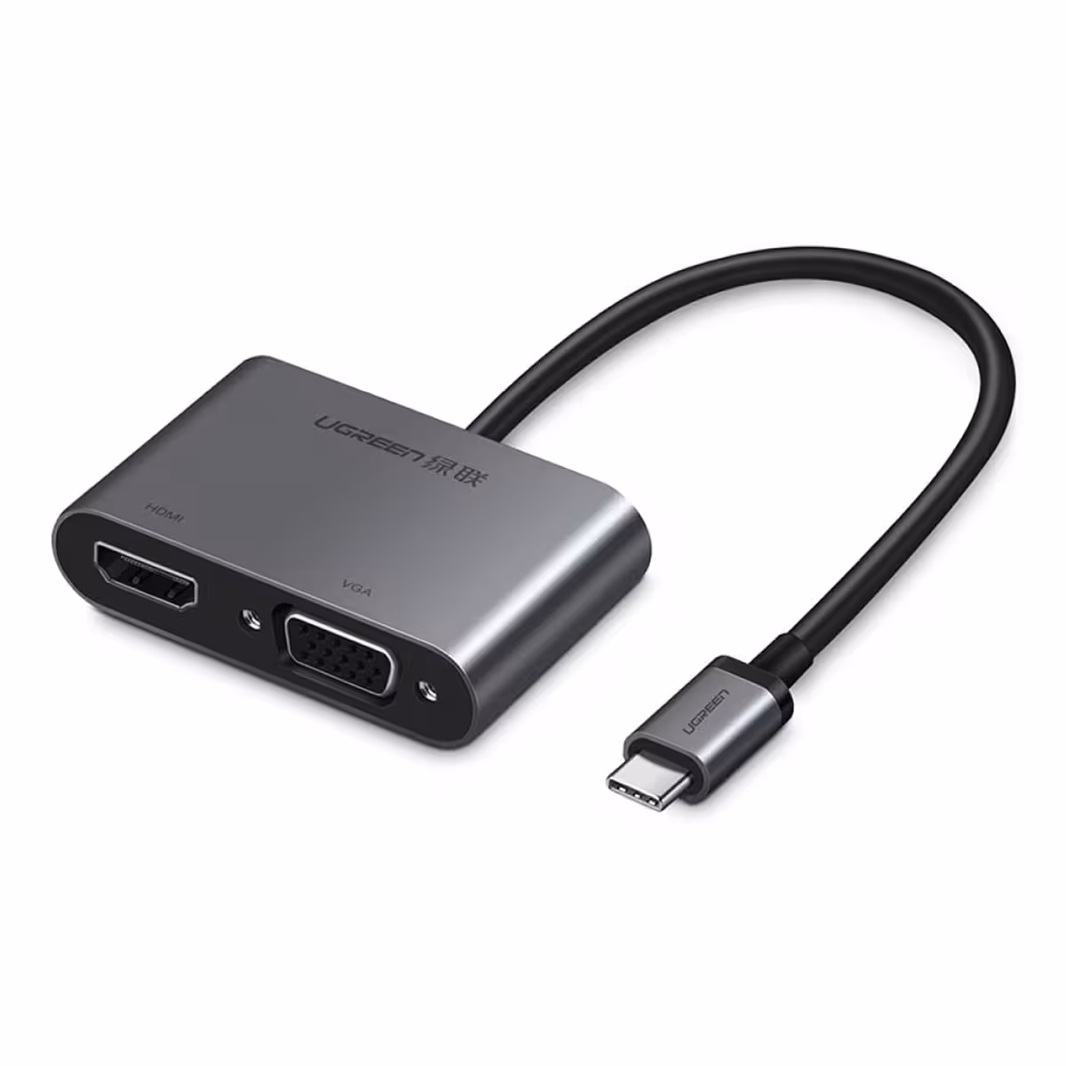 مبدل usb-C به VGA/HDMI یوگرین مدل CM162-50505