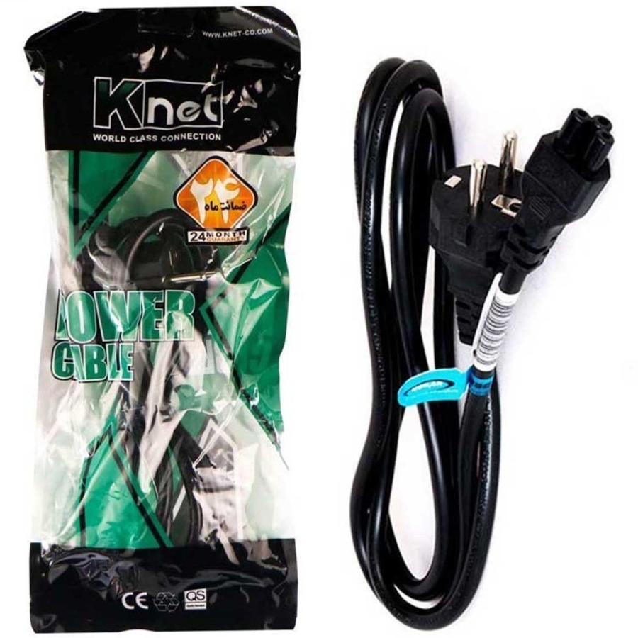 کابل برق رادیویی کی نت پلاس 1.5 متر مدل KP-CP2PIN15