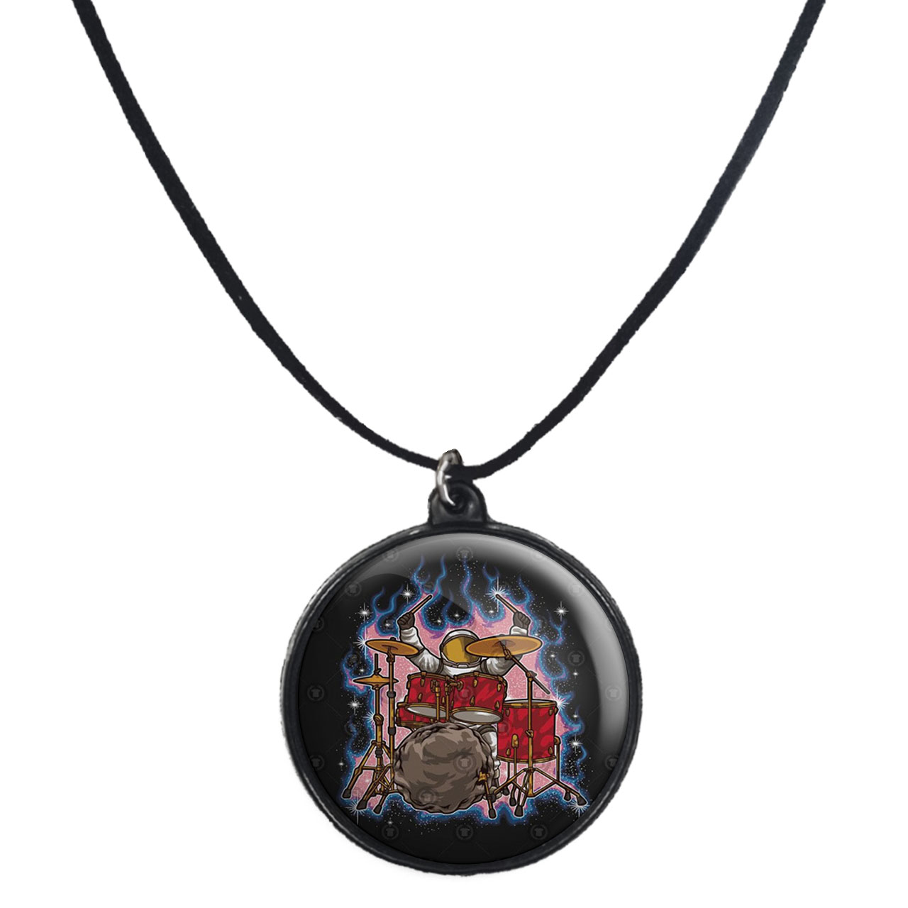 گردنبند پرمانه طرح درام کد pmb.30466مدل دو طرفه