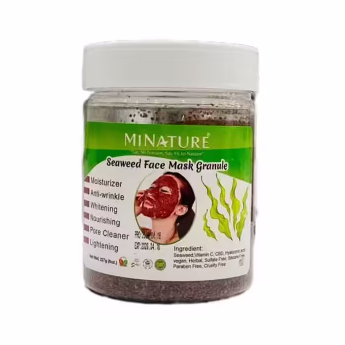 ماسک جلبک گرانول برند میناتور MINATURE وزن 227 گرم