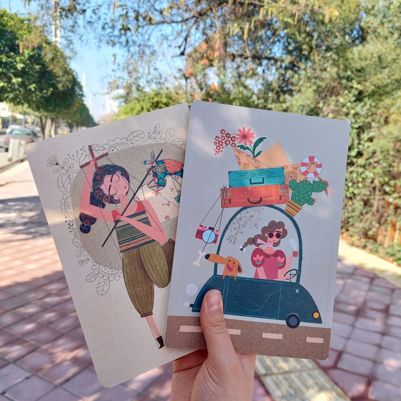 دفتر فانتزی 50برگ ته چسب طرح مینیمال برند سویل