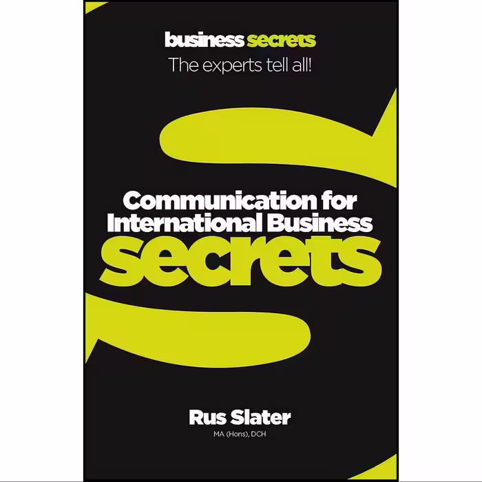 کتاب زبان اصلی Communication For International Business اثر Rus Slater