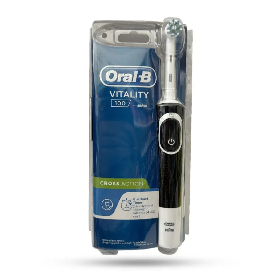 مسواک برقی oral b اورال بی Vitality Cross Action رنگ مشکی