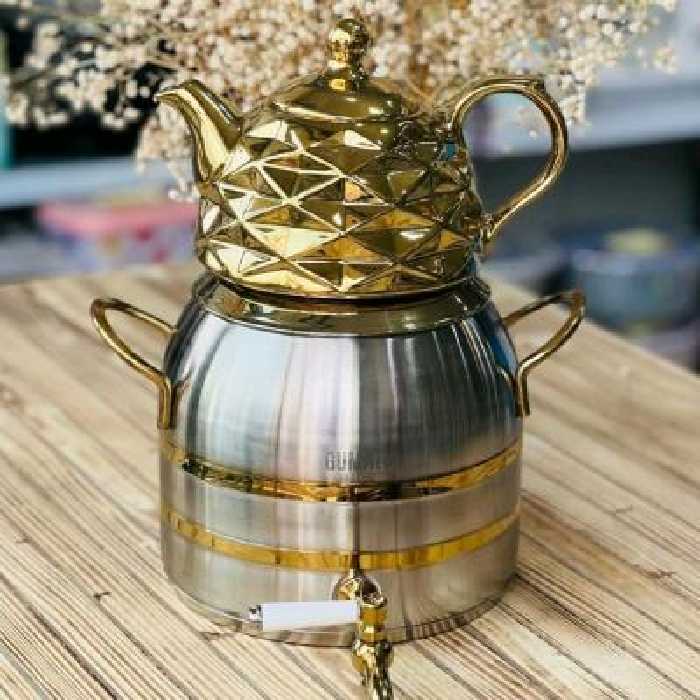 کتری قوری روگازی (کتری قوری سماوری)برند گوماتو