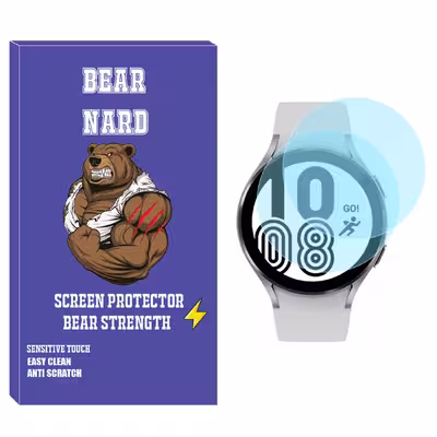 محافظ صفحه نمایش شیشه‌ای برنارد مدل SH-BR مناسب برای ساعت هوشمند سامسونگ Galaxy Watch 4 40mm بسته دو عددی