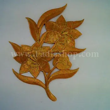 تکه دوزی متوسط طلایی نقره ای