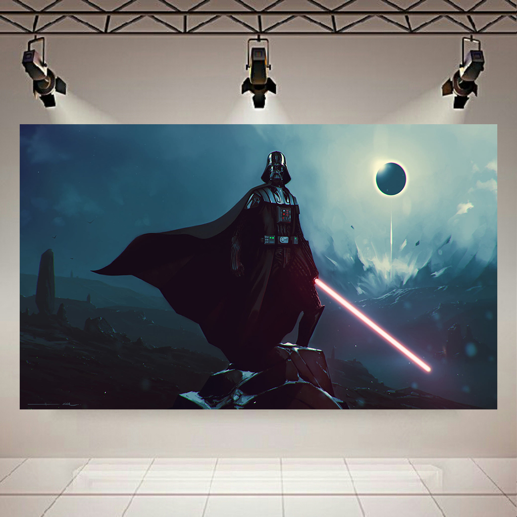 تابلو بوم طرح جنگ ستارگان مدل دارث ویدر کد AR6350